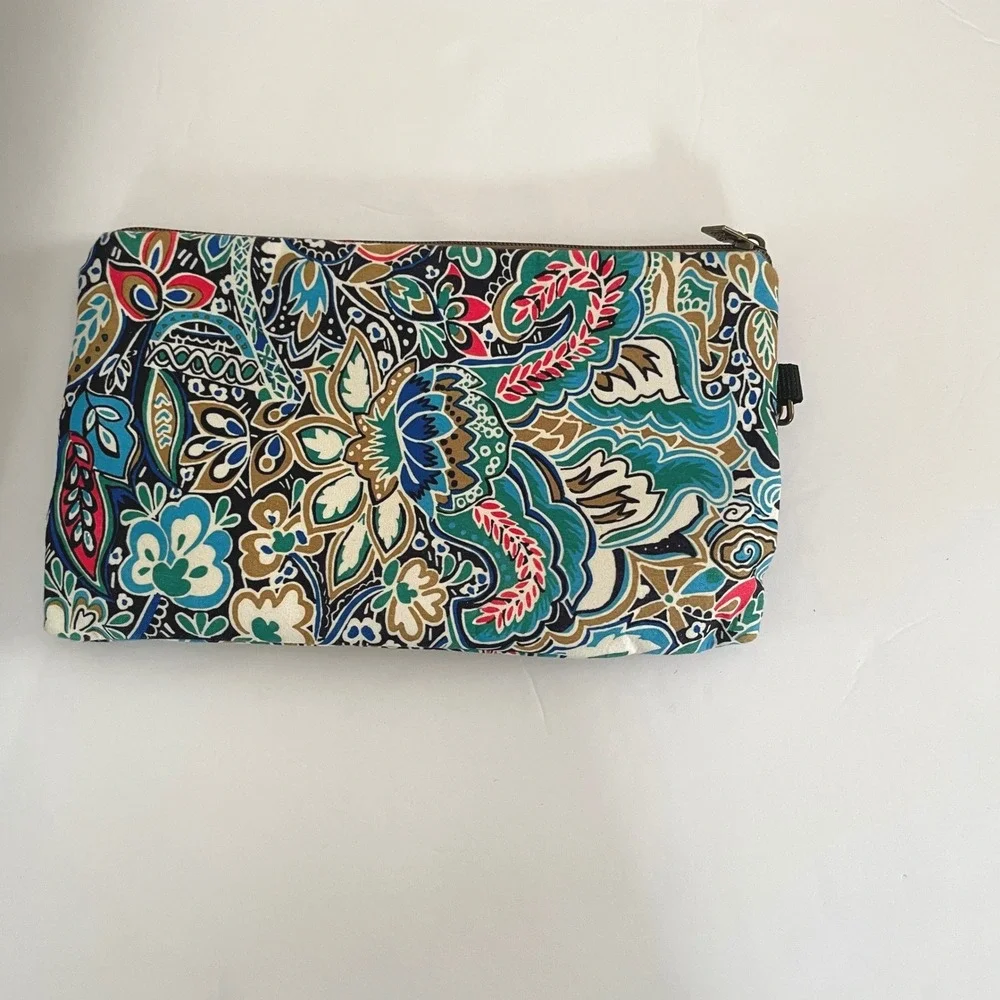 Black Butterfly‎ Paisley Canvas Teardrop Backpack Sling Bag Adjustable Straps